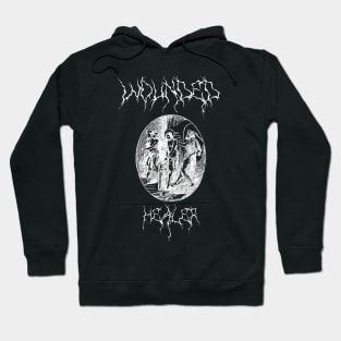 Black Metal Jesus Christ Wounded Healer Hoodie